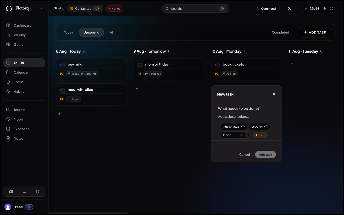 Tasks & Todos